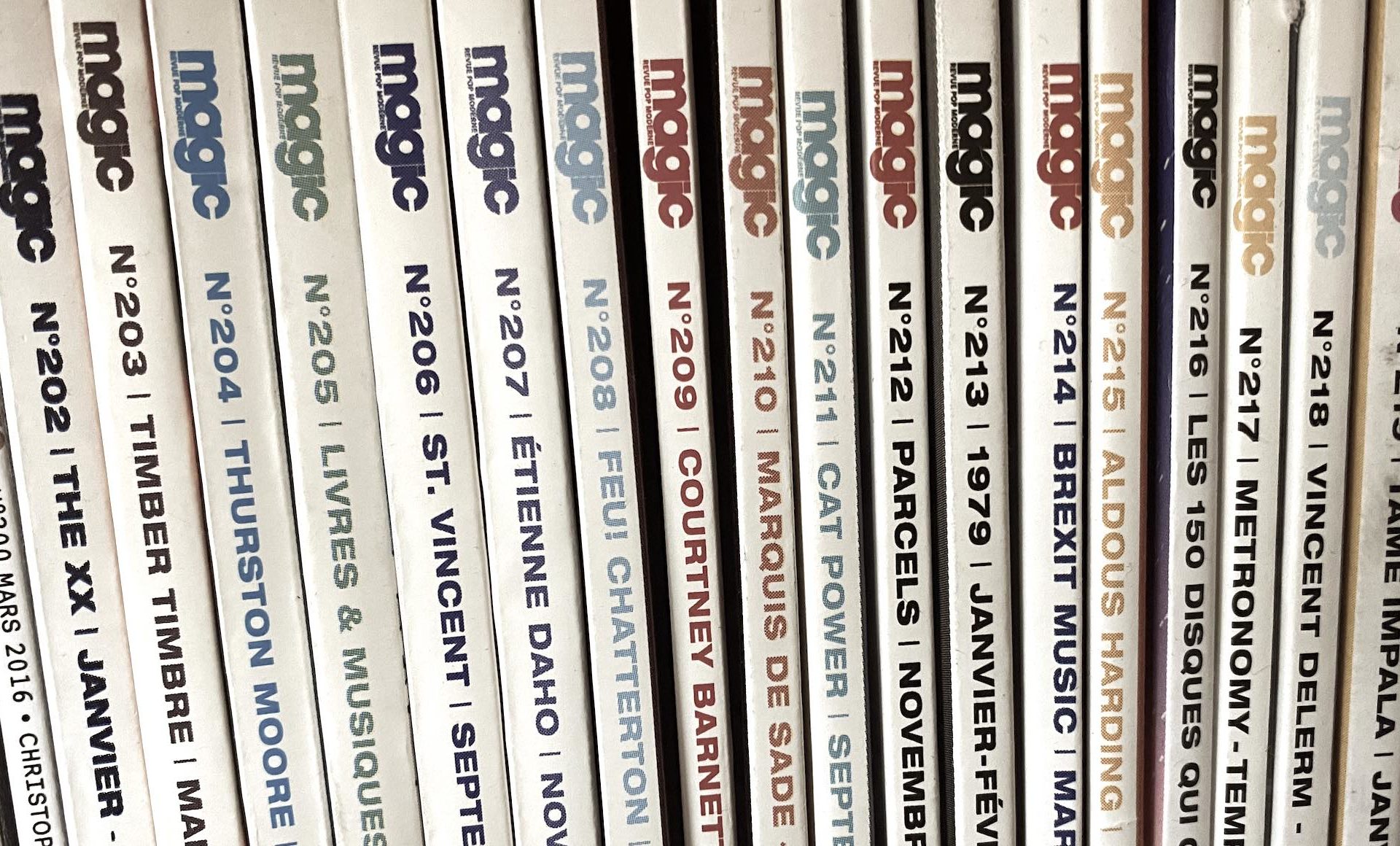 Collection de numéros de Magic entre 2017 et 2020
