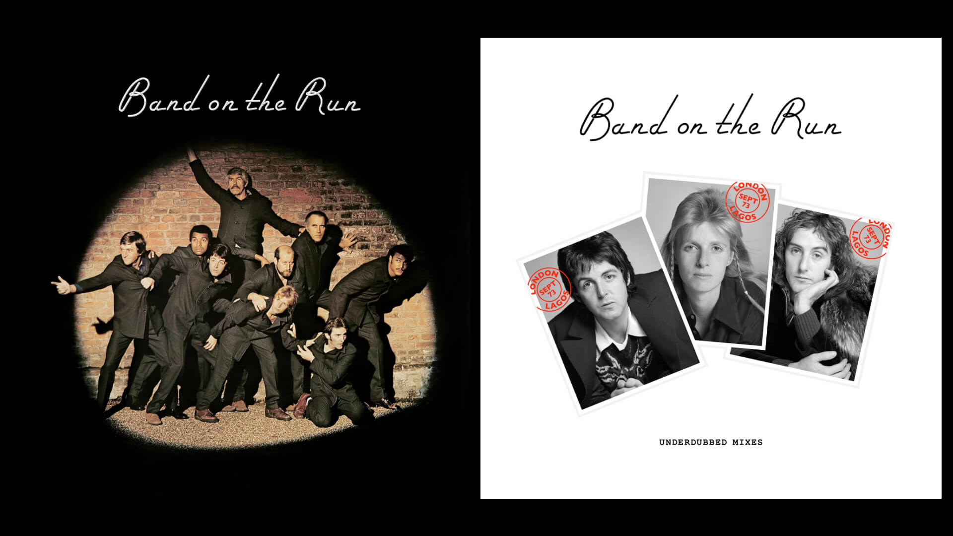 Paul McCartney & Wings bannière