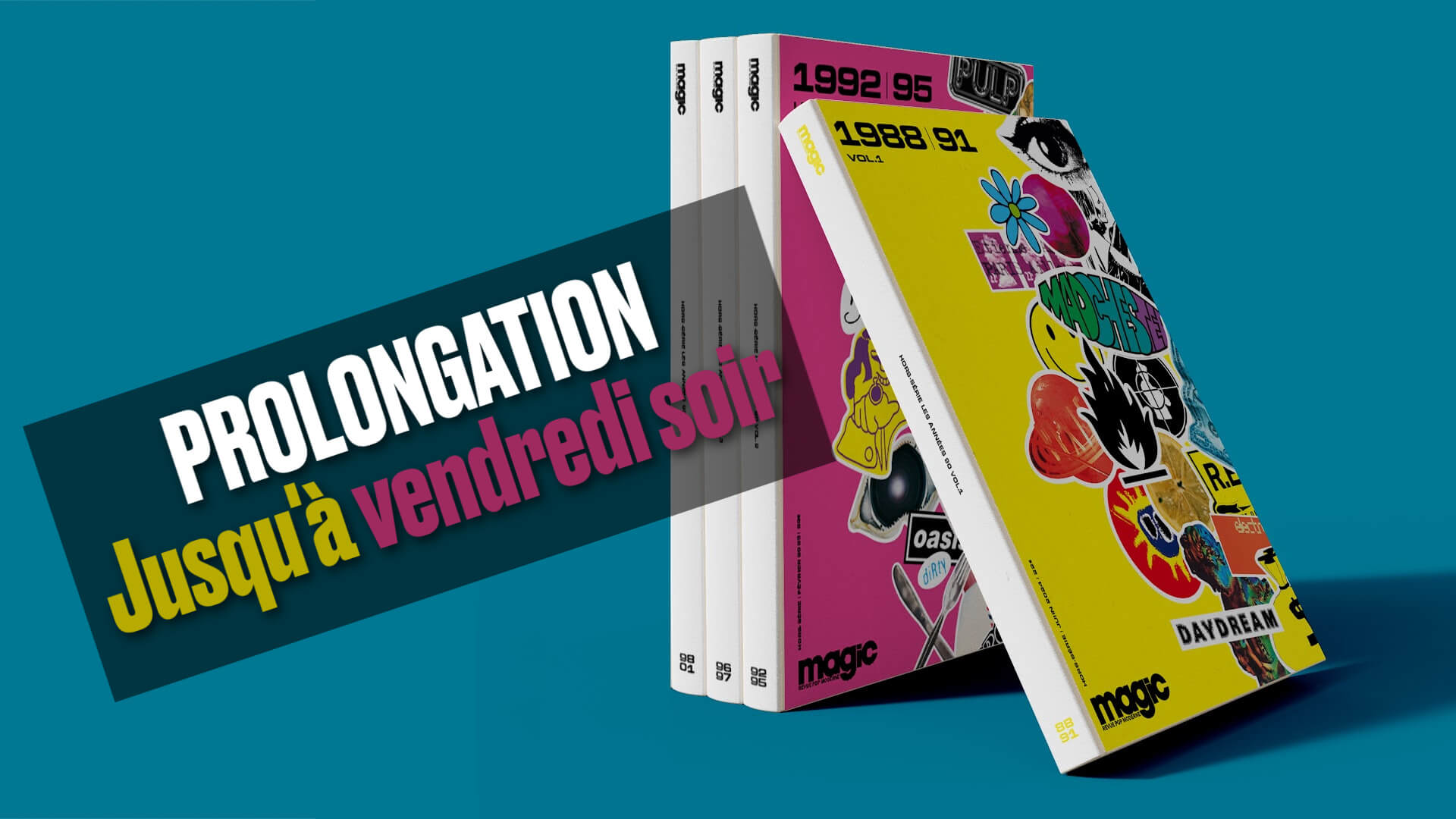 La prolongation de la campagne sur notre anthologie des années 1990