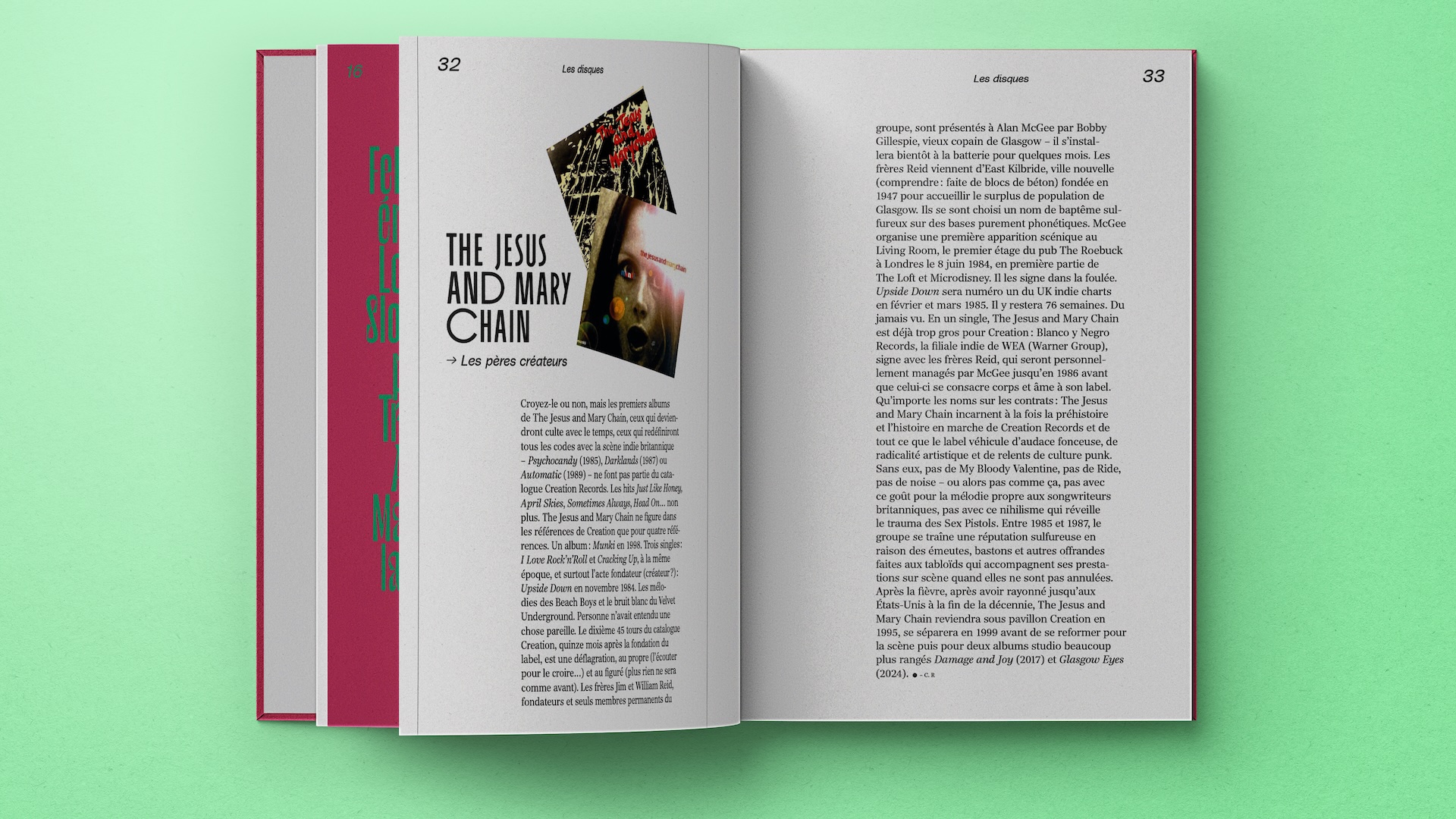 Magic 30, Creation Records, pages intérieures